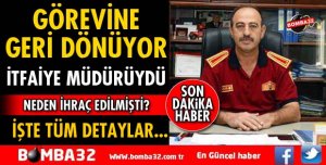 GÖREVİNE GERİ DÖNÜYOR