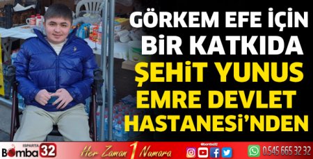 Görkem Efe'ye destekler devam ediyor