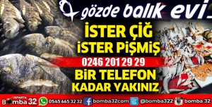 GÖZDE BALIK VE BALIK EVİ BİR TELEFON KADAR YAKININIZDA