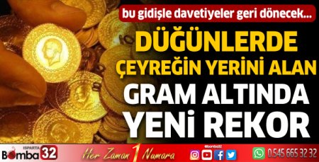 Gram altın yeni tarihi zirvesine ulaştı