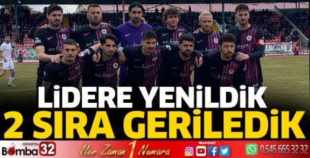 Grupta iki sıra geriledik