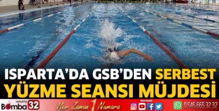 GSB'den yüzme seansı müjdesi 