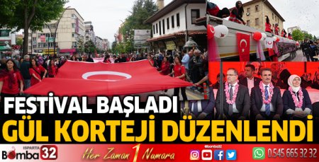 Gül festivali başladı