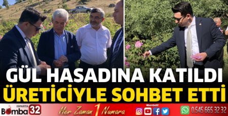 Gül hasadına katıldı
