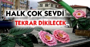 Gül Heykeli Tekrar Dikilecek