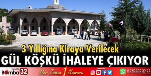 Gül Köşkü ihaleye çıkıyor 