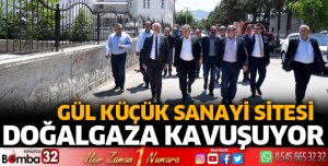Gül Küçük Sanayi Sitesi doğalgaza kavuşuyor