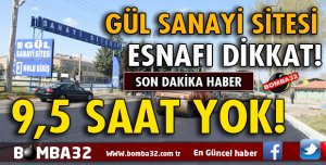 GÜL SANAYİ SİTESİ ESNAFI DİKKAT!