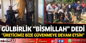 Gülbirlik “Bismillah” dedi