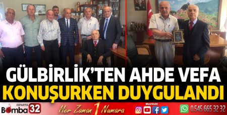 Gülbirlik’ten ahde vefa 