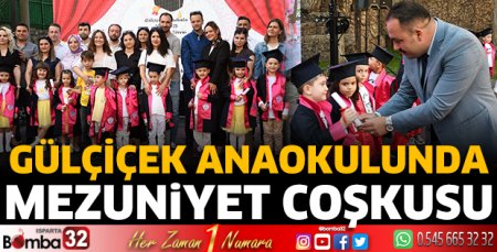 Gülçiçek Anaokulunda mezuniyet coşkusu
