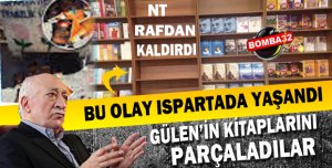 GÜLEN’İN KİTAPLARINI PARÇALADILAR, ÇÖPE ATTILAR