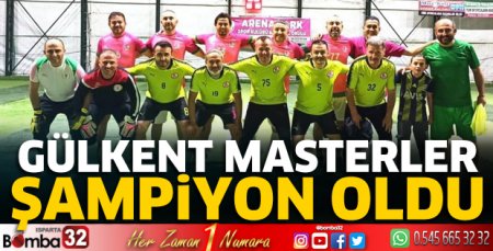 Gülkent Masterler şampiyon oldu