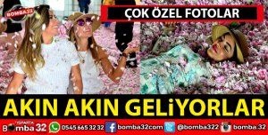 GÜLLER DİYARINA AKIN AKIN GELİYORLAR