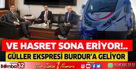 Güller Ekspresi Burdur'a geliyor!..