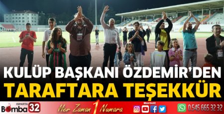 Gültekin Başkan’dan taraftara teşekkür
