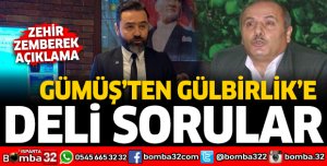 GÜMÜŞ'TEN GÜLBİRLİK'E DELİ SORULAR