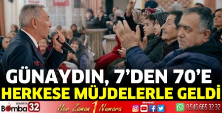 Günaydın, 7'den 70'e herkese müjdelerle geldi