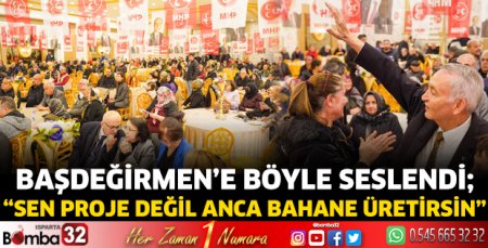 Günaydın, Başdeğirmen'e böyle seslendi
