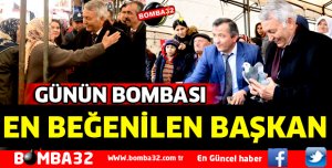 GÜNAYDIN BÖLGESİNDE EN BEĞENİLEN BAŞKAN