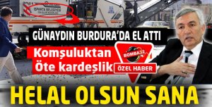 GÜNAYDIN BURDURA'DA EL ATTI