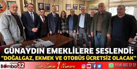 Günaydın emeklilere seslendi