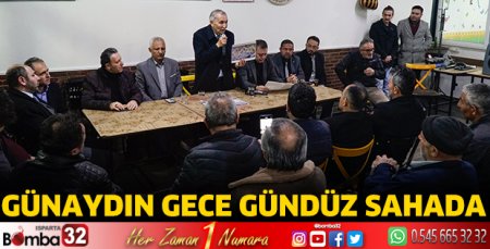 Günaydın gece gündüz sahada