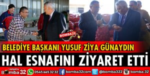 GÜNAYDIN HAL ESNAFI İLE BİR ARAYA GELDİ