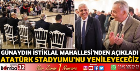 Günaydın İstiklal Mahallesi’nden açıkladı