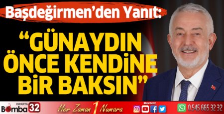 Günaydın önce kendine bir baksın