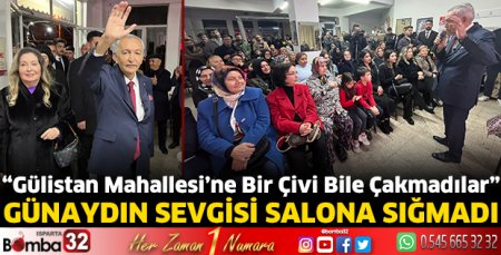 Günaydın sevgisi salona sığmadı