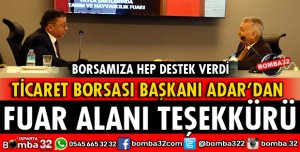 GÜNAYDIN TİCARET BORSASINI ZİYARET ETTİ