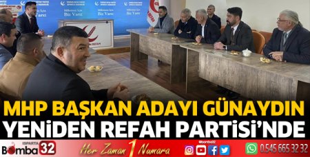 Günaydın Yeniden Refah Partisi'ni ziyaret etti