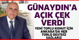 Günaydın’a açık çek verdi