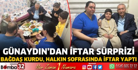 Günaydın’dan iftar sürprizi