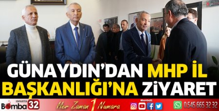 Günaydın’dan MHP İl Başkanlığı’na ziyaret