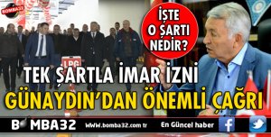 GÜNAYDIN’DAN ÖNEMLİ ÇAĞRI