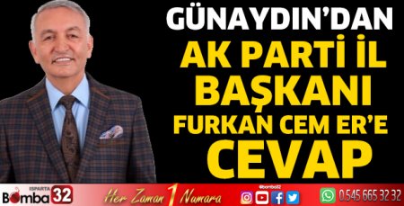 Günaydın'dan AK Parti İl Başkanı Er'e cevap