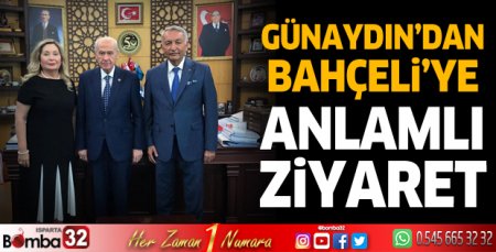 Günaydın'dan Bahçeli'ye anlamlı ziyaret