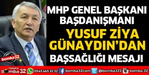 GÜNAYDIN'DAN BAŞSAĞLIĞI MESAJI