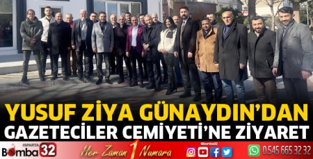 Günaydın'dan Gazeteciler Cemiyeti'ne ziyaret