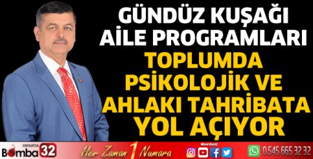 Gündüz kuşağı programlarına tepki