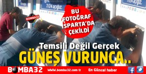GÜNEŞ VURUNCA OLANLAR OLUYOR !