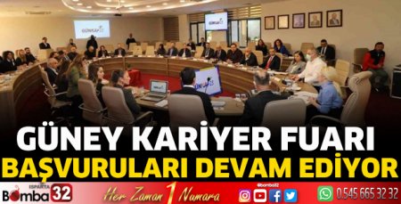 Güney Kariyer Fuarı başvuruları devam ediyor