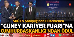 Güney Kariyer Fuarı'na Cumhurbaşkanlığı'ndan Ödül