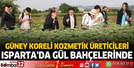 Güney Koreli kozmetik üreticileri gül hasadında