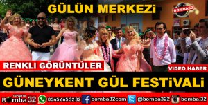 GÜNEYKENT'TE GÜL FESTİVALİ BAŞLADI İŞTE O RENKLİ GÖRÜNTÜLER