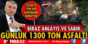 GÜNLÜK 1300 TON ASFALT!