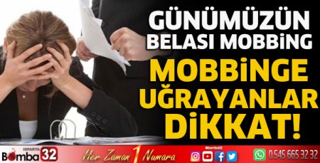 Günümüzün belası mobbing