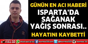 YAĞMUR OLUKLARINI TEMİZLERKEN DÜŞEREK HAYATINI KAYBETTİ